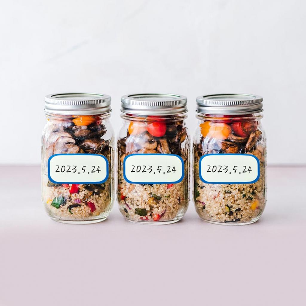 Datename Tags Roll Stickers Kitchen Canisters Lockers