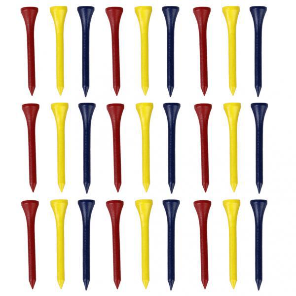 200x Mixed Color Wooden Wood 54mm Tool Accessories
