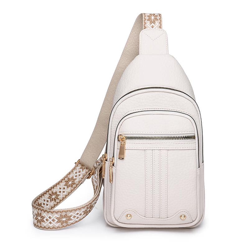 PU Leather Crossbody Chest Bag