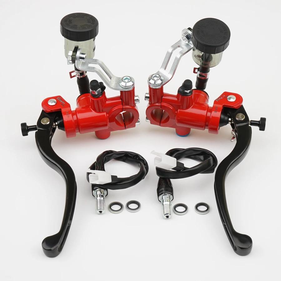 Universal 17.5mm Brake PX1 Motorcycle Brake Clutch Pump Lever Radial Master Cylinder 7/8" 22mm For Yamaha Kawasaki Suzuki