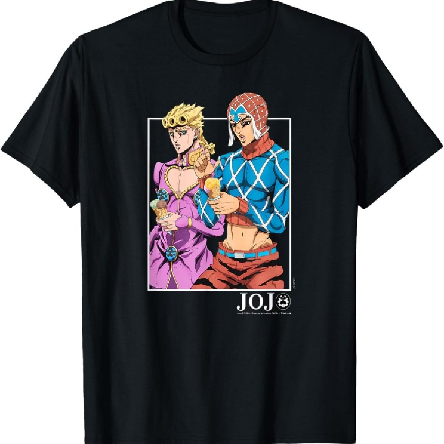 

JoJo s Bizarre Adventure Наслаждаясь мороженым Аниме Футболка XXXXXL чёрный