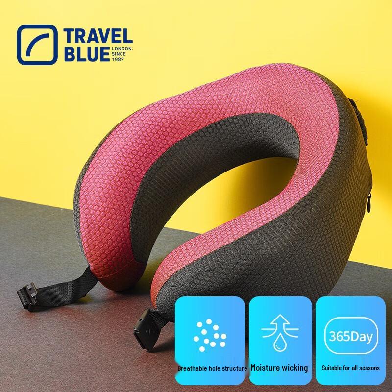TRAVEL BLUE Memory Foam Travel Neck Pillow