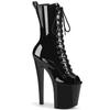 Fashion New Stripper Sexy Knight Female 8 Inch High Heels Platform Ankle Boots Women Winter Gothic Shoes Pole Dancing Boot
