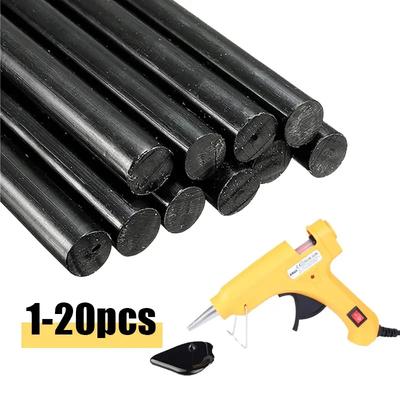 Auto-Beulenreparatur-Klebestifte 7x100mm 7x150mm Karosserie Beulenreparatur ohne Lackschaden Schwarze Schmelzklebestreifen Reparatur-Klebestift Werkzeuge