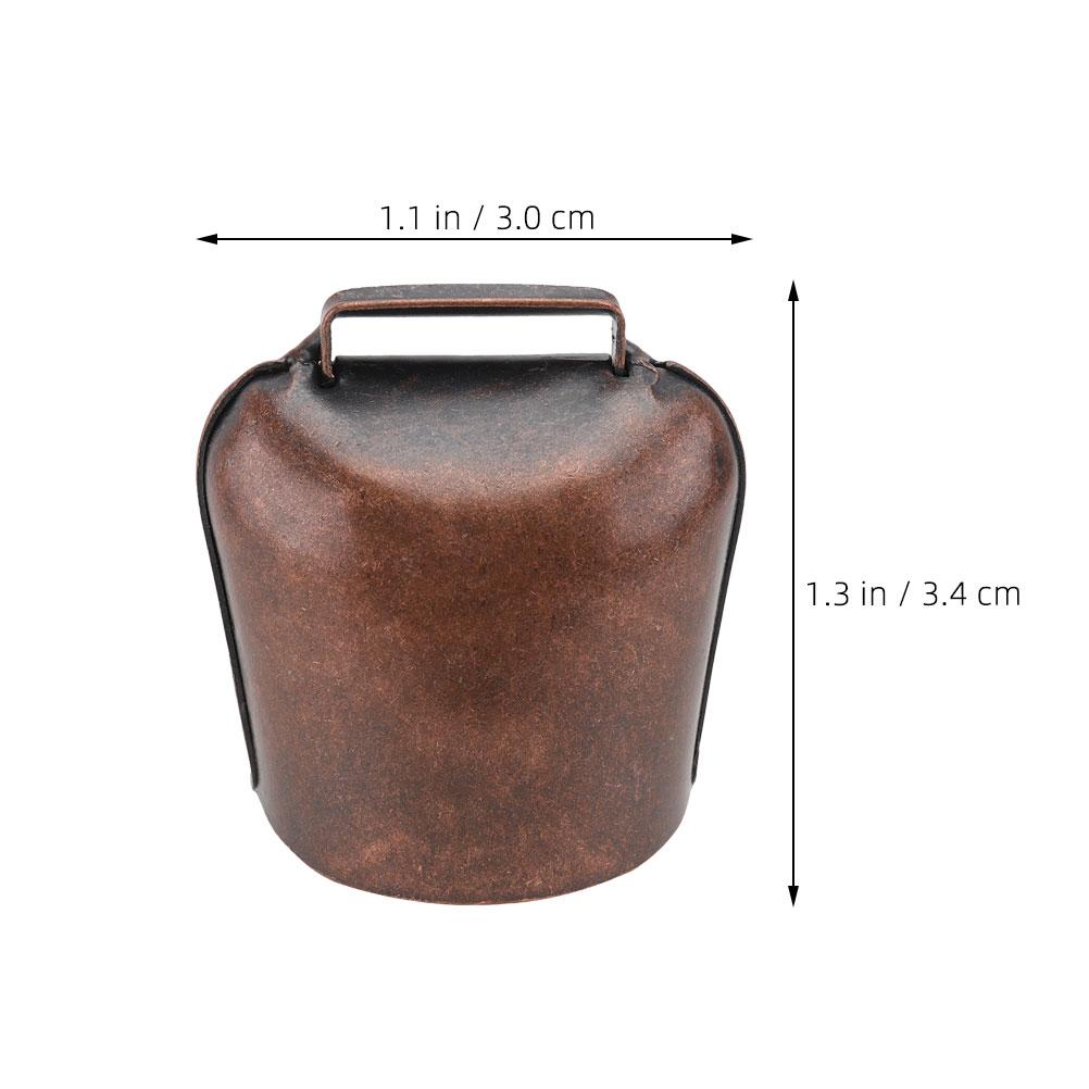 Утолщенный Коровьий Для Крупных Животных Прочный Уличный Овечий Колокольчик Чистый Звук Сельский Железный Винтажный Металлический Колокольчик Для Ошейника Собаки