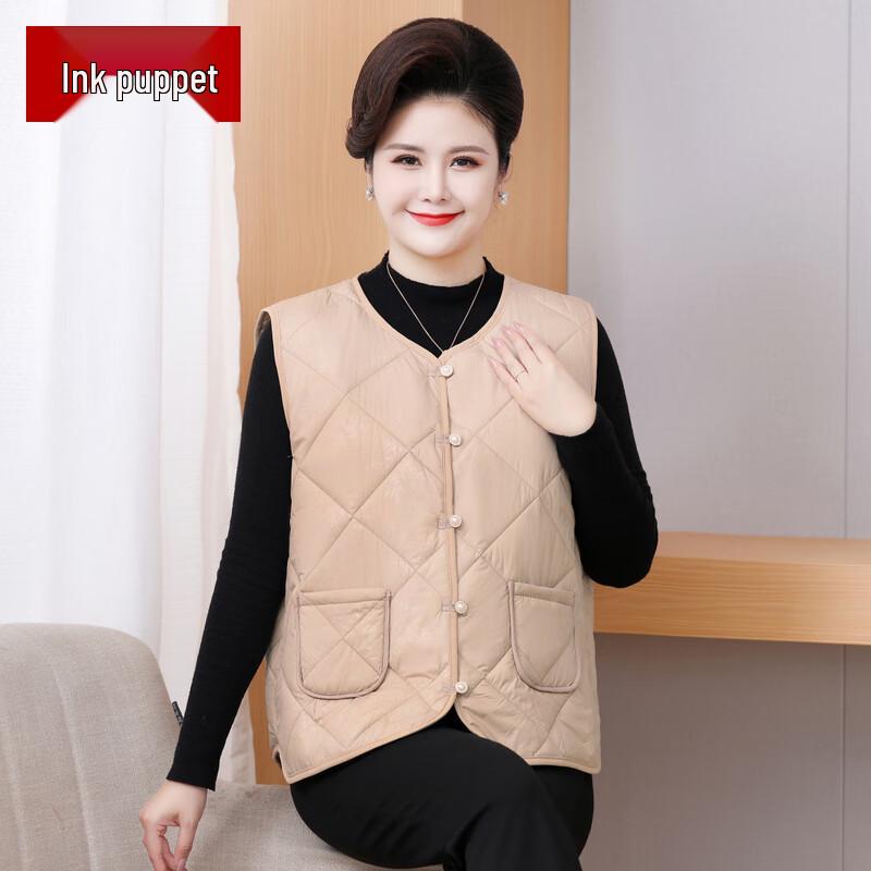 

Mo ou 2025 New Collection Women s Plus Size Loose Quilted Vest 6XL