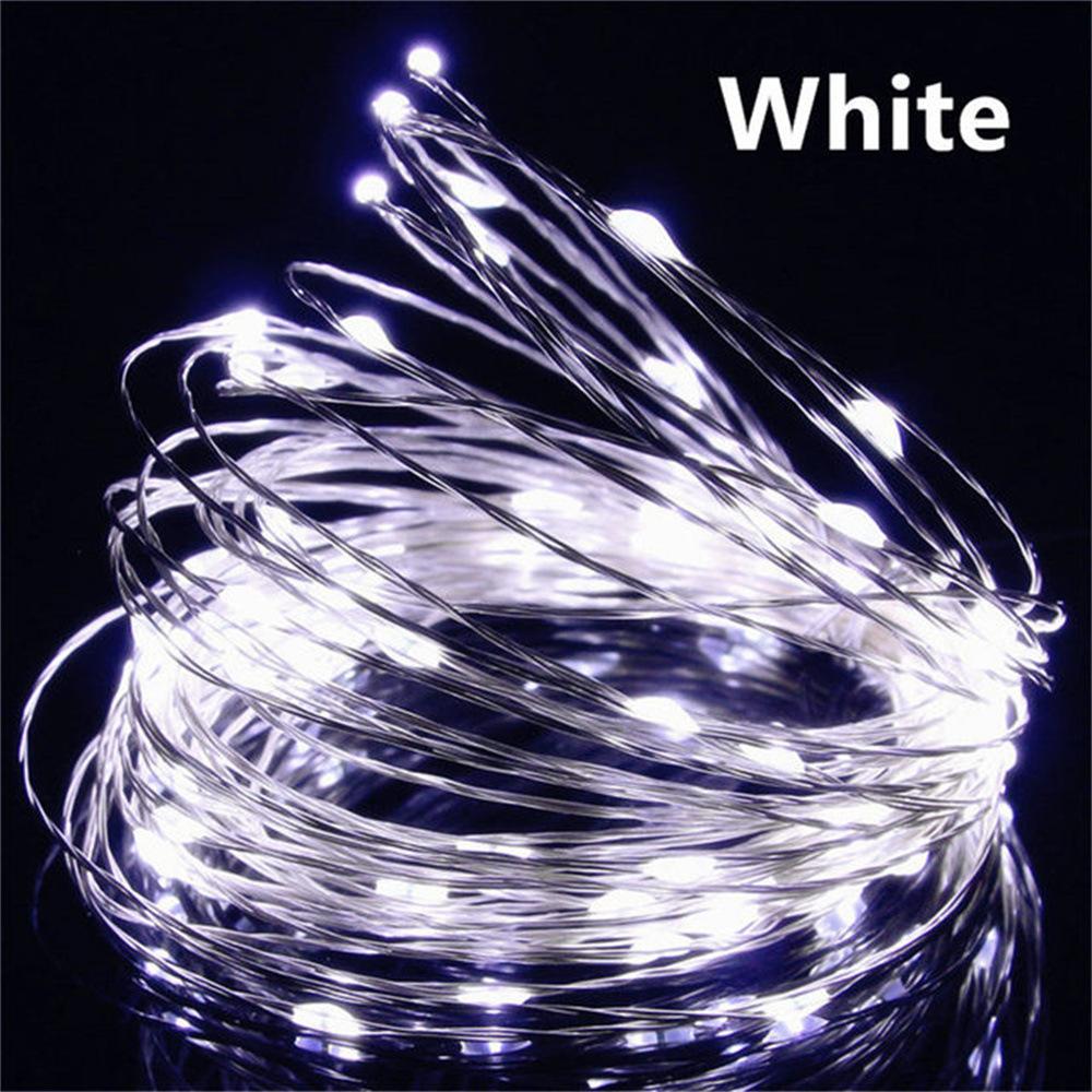 10M USB LED String Lights Copper Silver Wire Garland Light Waterproof Fairy Lights For Christmas Wedding Party Decoration KTY
