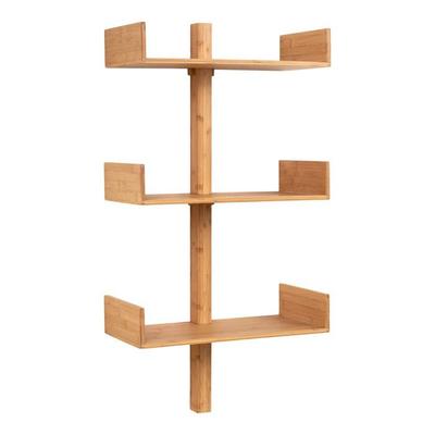 Wall Shelf In Natural Bamboo 50 X 102 Cm