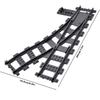 Train Track Railroad Accessory Parts - City Series Train Track System with Railroad Crossing, Fits For with Major Brand Trains In Buildin