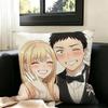 Marin Kitagawa Anime  Square Double-Sided printed Pillow Case Bedroom Bedside Pillow Sofa Cushion Cover