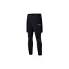 Letter Logo Two-In-One Running Sports Pants Men Pants Black SC2230119A-BK01
