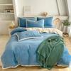 Double-Sided Thickened Milk Fleece Bed Four-Piece Set Of Fleece Lamb Fleece Children'S Quilt Cover Coral Fleece Bed Sheet To Keep Warm