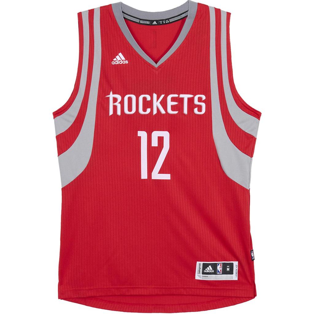 Adidas NBA Dwight Howard Houston Rockets Swingman Jersey Unisex Jerseys Red Gray K92222