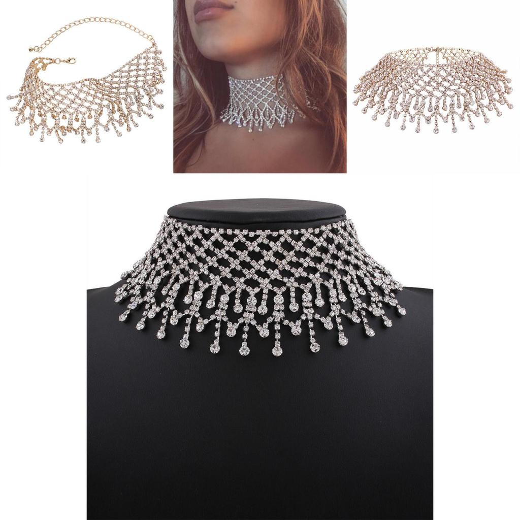 Stylish Water Drop Necklace For Women With Electroplated Finish And Geometric Shape