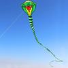 This snake-shaped kite is perfect for beginners. It's easy to assemble and launch. Suitable for adults and children, and ideal for family trips. 8