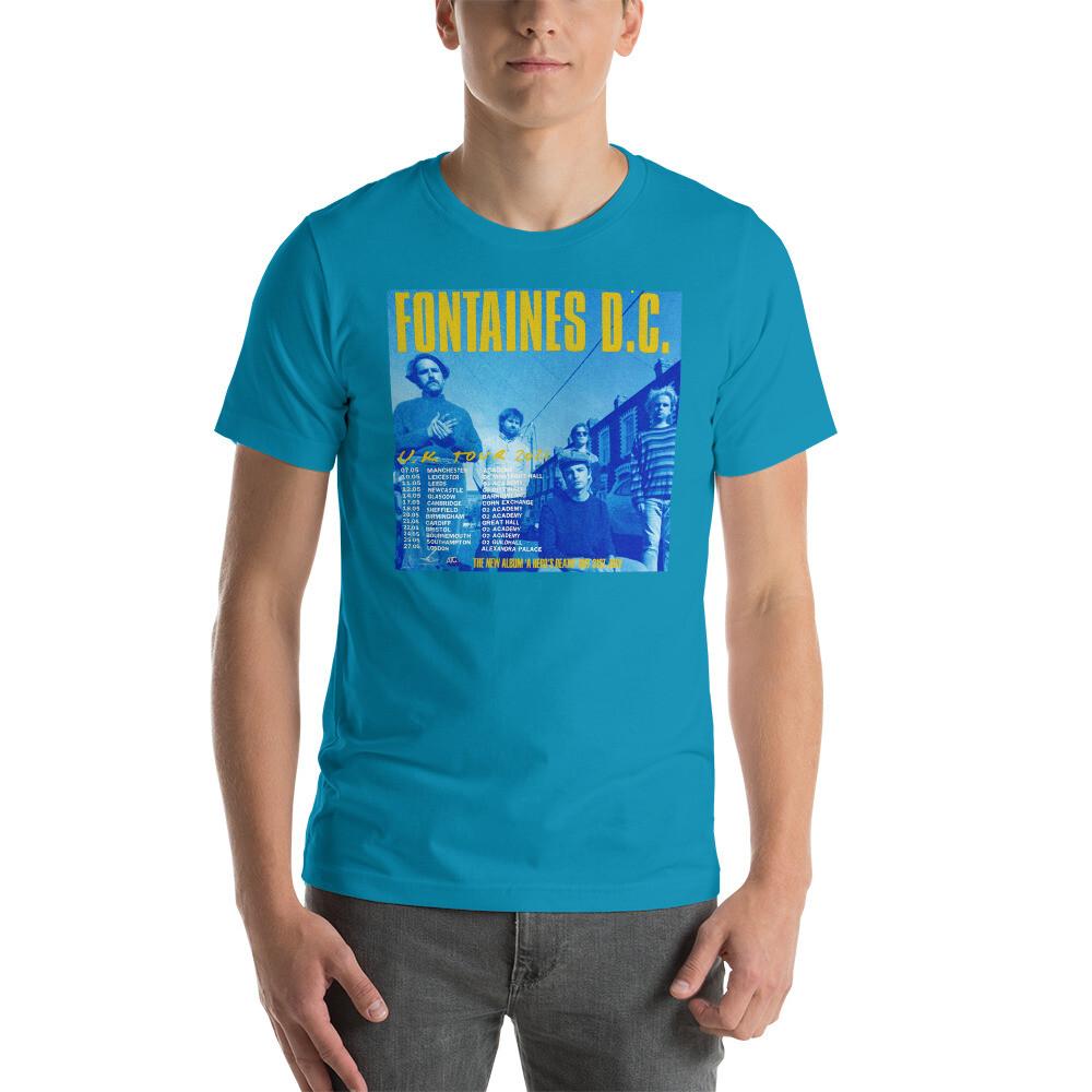 New Fontaines DC T-shirt Indie Alternative Bands Unisex Heavy Cotton Tee Shirt M