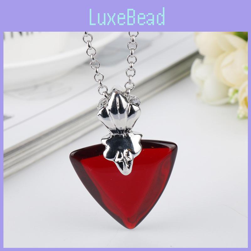 Night Fate Tohsaka Rin Halskette mit Resin-Herz für Cosplay, Reisen oder als Geschenk