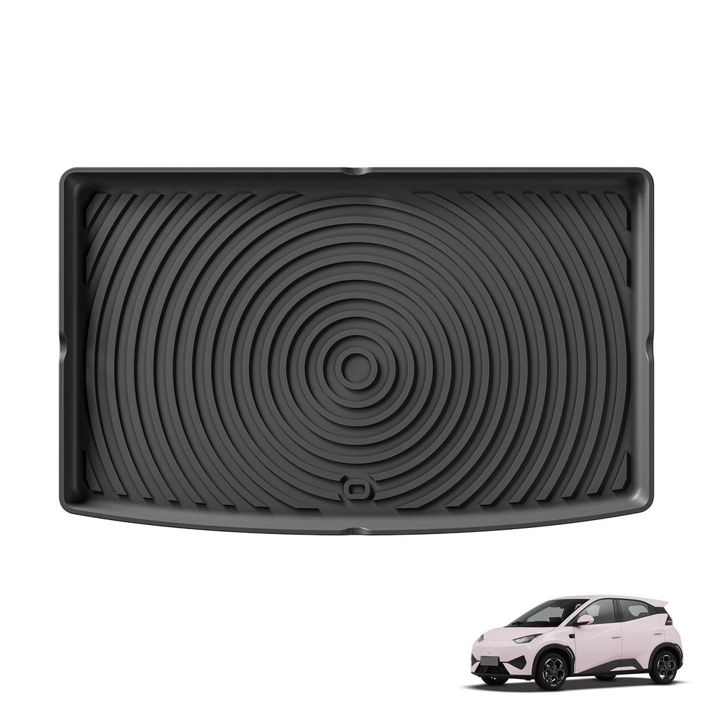 LUCKEASY Left Drive for BYD Dolphin LHD 2024 Glory Edition Car Floor Mats Cargo Liner Trunk Pad TPE 3D Foot Mat All Weather