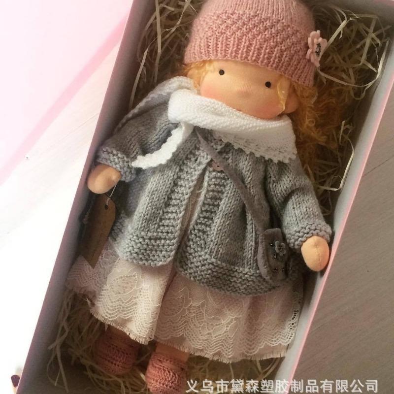 Cotton Body Waldorf Doll Doll Artist Handmade Mini Dress-up Doll DIY Waldorf Doll