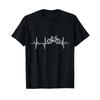 Radfahrer Herzschlag Fahrrad Herzlinie Rennrad Radsport T Shirt Vintage Washed Stretched Top For Everyday Wear Graphic