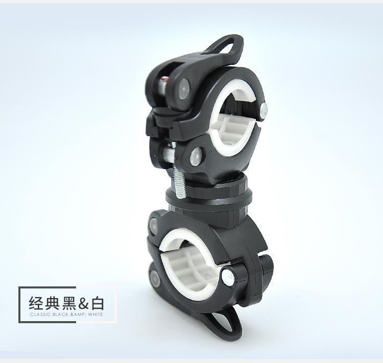 Cycling Flashlight Mounting Bracket 360° Rotating Bike Light Bracket Bike Lamp Holder LED Flashlight Bracket Bicycle Accessories