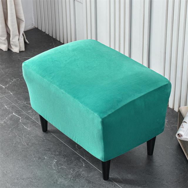 Fløyel Elastisk Skrå Arm Rygg Stoltrekk Stretch Sklisikkert Lenestol Enkel Sofa Slipcovers Avtakbar Med Seteputetrekk