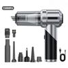 New 15000PA Mini Car Vacuum Cleaner 4 In 1 Powerful Cleaning Machine Strong Suction Handheld Car Wireless Portable Home Appliance