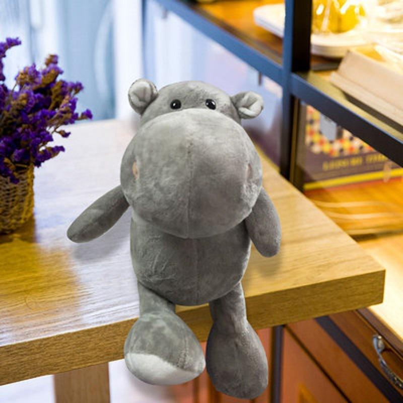 Stuffed Plush Animals Toys Soft Dolls Jungle Lion Elephant Tiger Dog Fox Monkey Deer Children Gift Kawaii Baby Kids Hobbie Toys