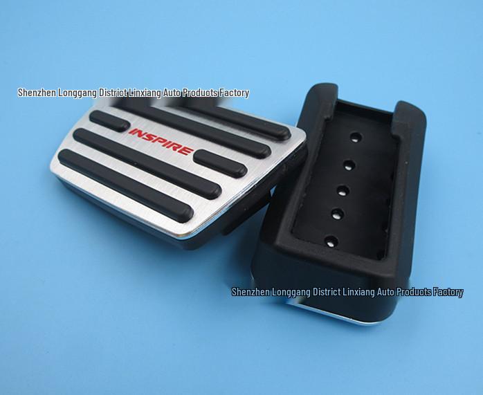 Applicable to: 2019 Inspire, New Aluminum Alloy Non-Slip Accelerator & Brake Pedal