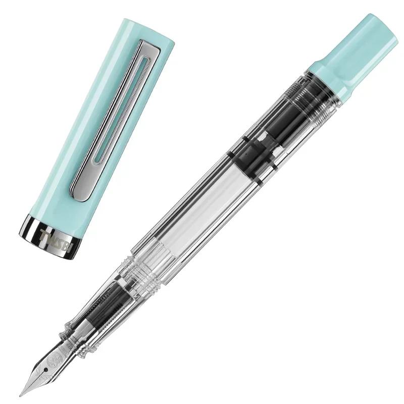 

Геній TWSBI ECO Поршнева Смоляна Ручка-перо Прозорий лімітований Колір Корпусу Велика Ємність для Зберігання Чорнила Подарунки для Письма Студентам F(0.5-0.6mm)