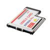 54mm Express Card Expresscard To 2 Ports USB 3.0 Adapter For Laptop NEC Chipest