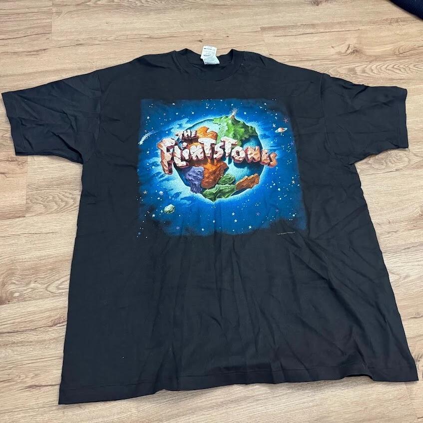 

NEW Deadstock Vintage The Flintstones Movie tshirt Black Universal Florida 2XL 4XL