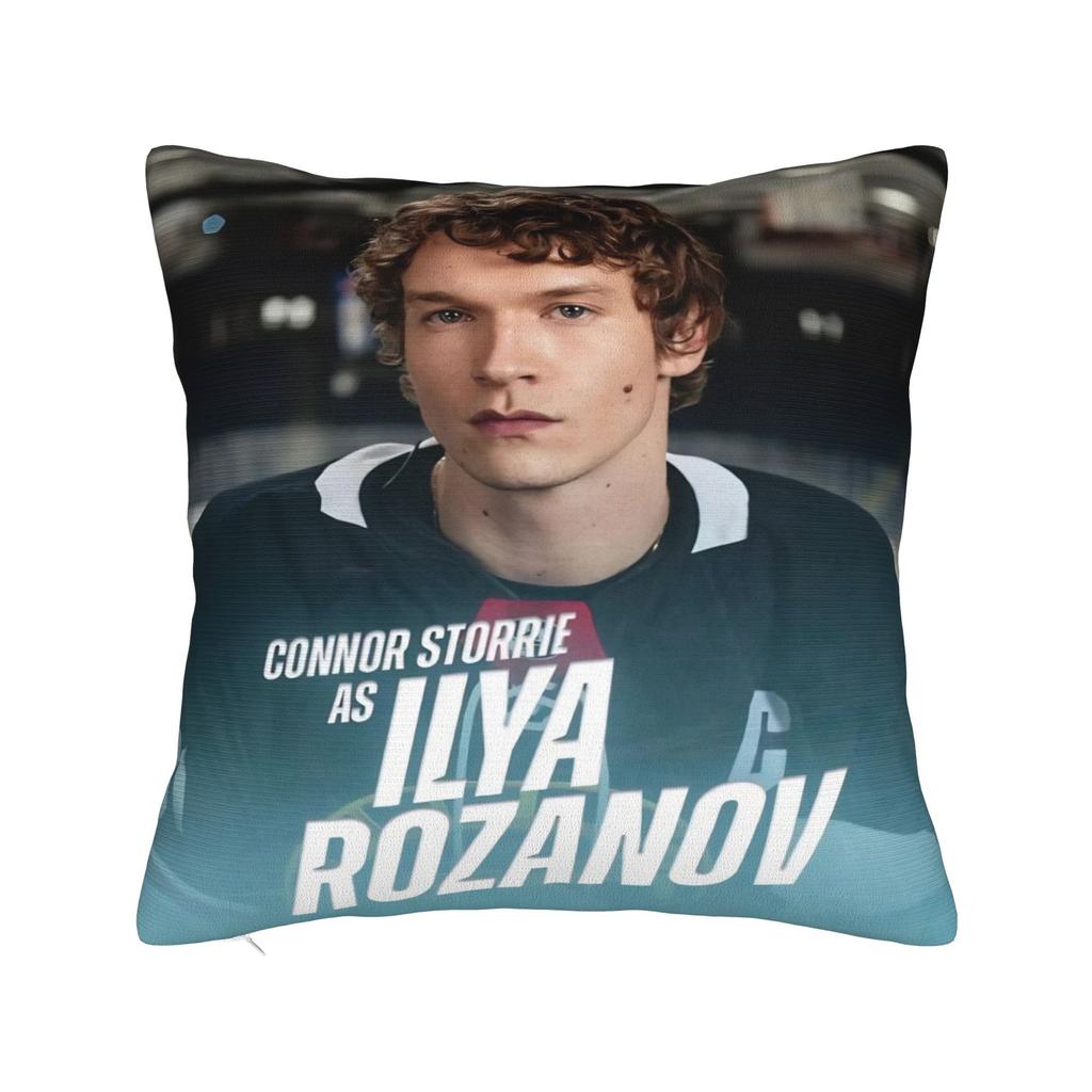 Heated Rivalry Shane Hollander Ilya Rozanov Printed Pillowcase Cushion Cover Hudson Williams Connor Storrie Throw Pillow Cover