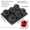 6 Cavity Raspberry Silicone Baking Mold Oven Freezer Safe French Style for Mousse Cake Chocolate Dessert DIY