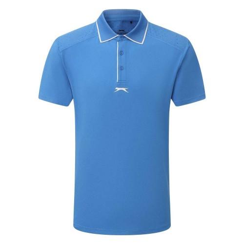Slazenger (L, Green) Mens Performance Regular Short-Sleeved Polo Shirt - Image 2