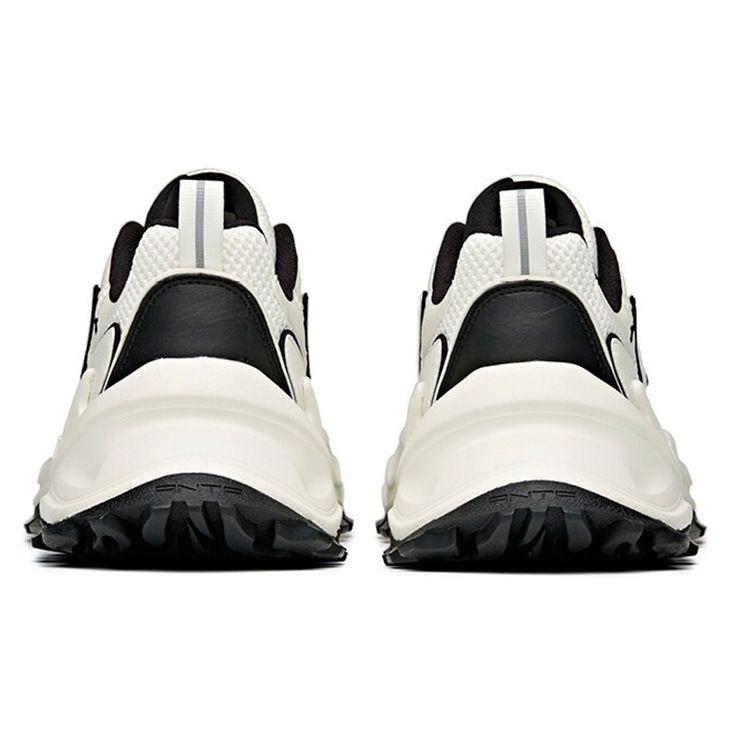Anta 982 Retro Low Casual Shoes Men Black White 912118886-2