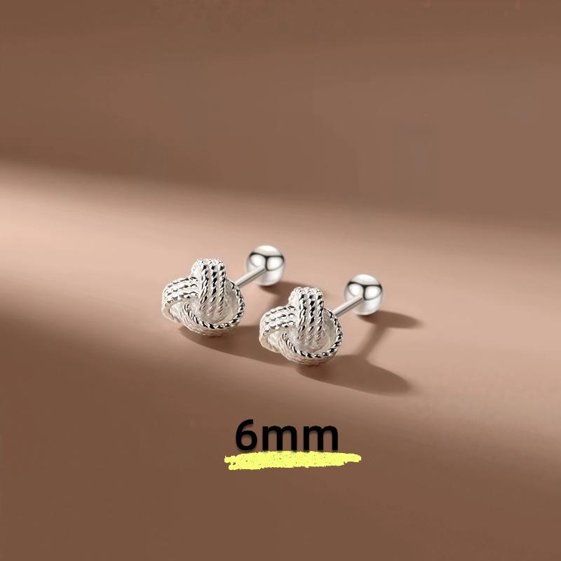 Simple New Style Stud Earrings with Exquisite Screw Design and Ear Bar Studs