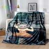 Hashibira Inosuke Demon Slayer Character Anime Blanket Lightweight Comfortable Soft Breathable Ultra Warm Blanket Bedding Travel