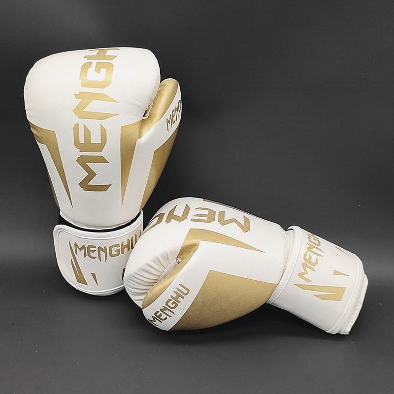 Muay Thai Boxing Gloves for Men Women PU Leather Karate Gloves Kickboxing Training Equipment MMA Fighting Sandbag Gloves