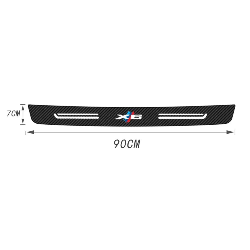 1Pcs for BMW X1 X2 X3 X4 X5 X6 X7  Anti Scratch Threshold Tape Car Rear Bumper Trunk Guard Protector Stickers Accessories