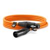 RODE Microphones XLR-3 XLR Cable, Orange, XLR3M-O