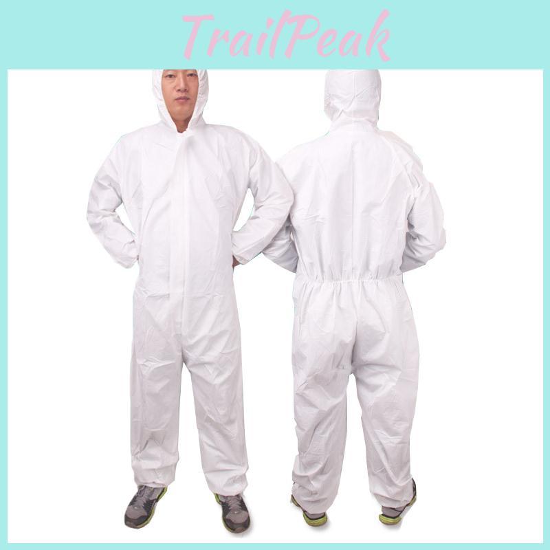 Disposable Coveralls With Breathable Membrane For Dust Protection And Painting Safety For Industrial Use