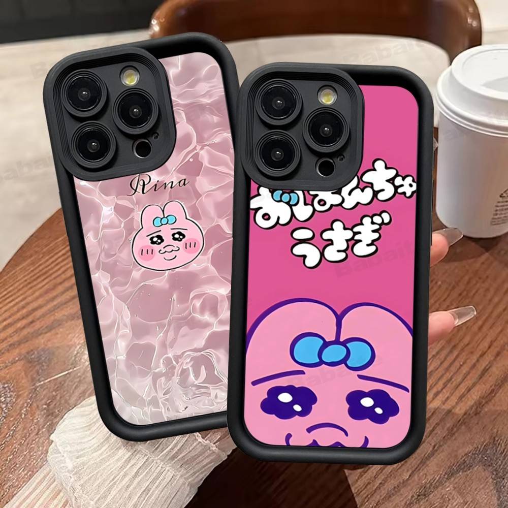 Interesting O-Opanchu Cartoon U-Usagi For IPhone 17 15 13 12 11 14 Pro Max X XR XS 16 Plus Shockproof Candy Back Cover