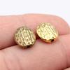 Twisted-Pattern Small-Hole Spacer Beads Mini Antique Bronze Silver Jewelry Making String Beads Separator