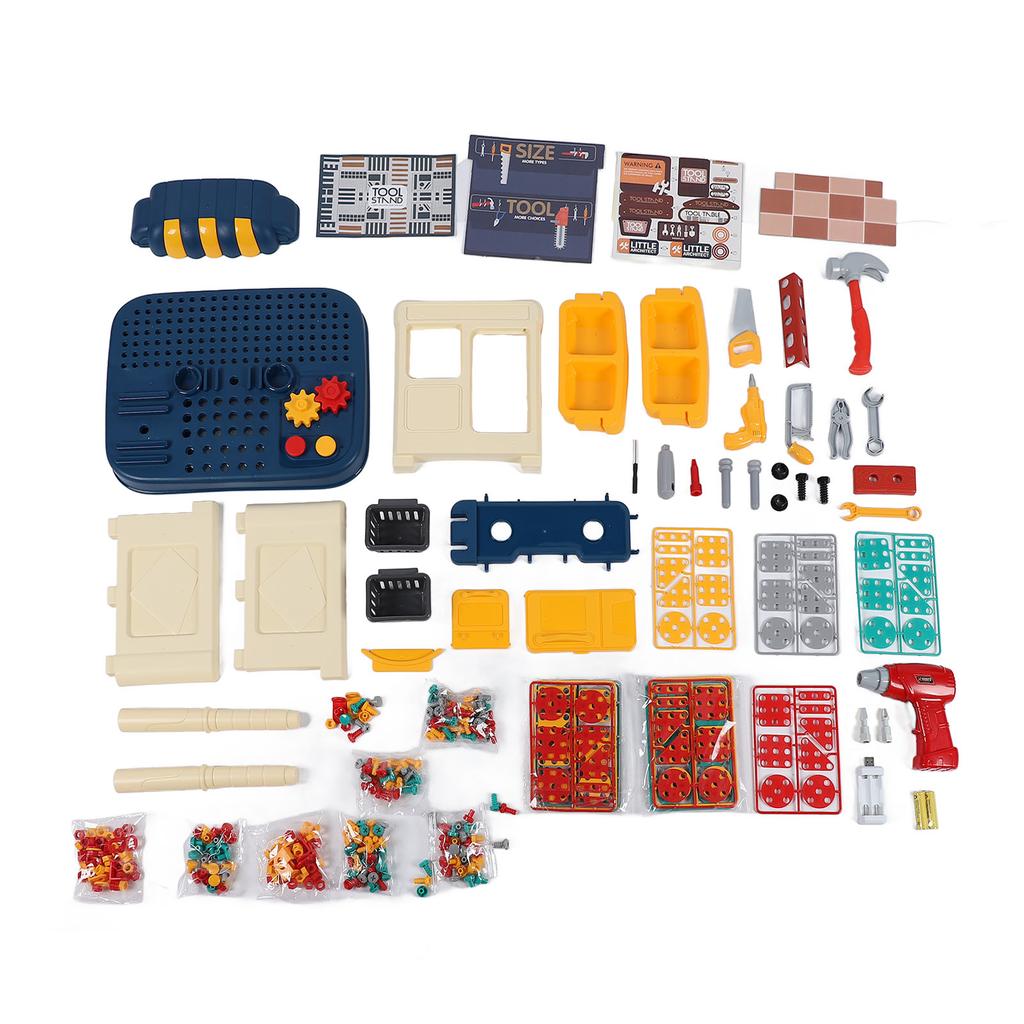 Kinder Spielzeug Werkzeugset Simulationsschraubenzieher Spielzeugset Interaktives Pädagogisches Konstruktionsschraubwerkzeug