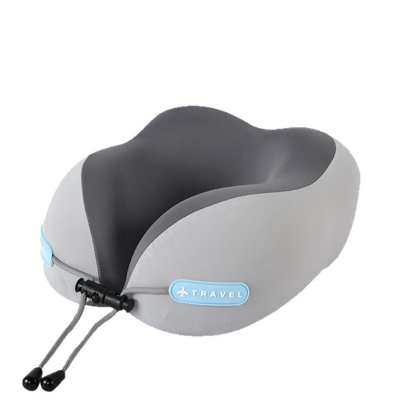 U-shaped Neck Pillow for Travel: Portable Airplane, Car, and Back Support Pillow