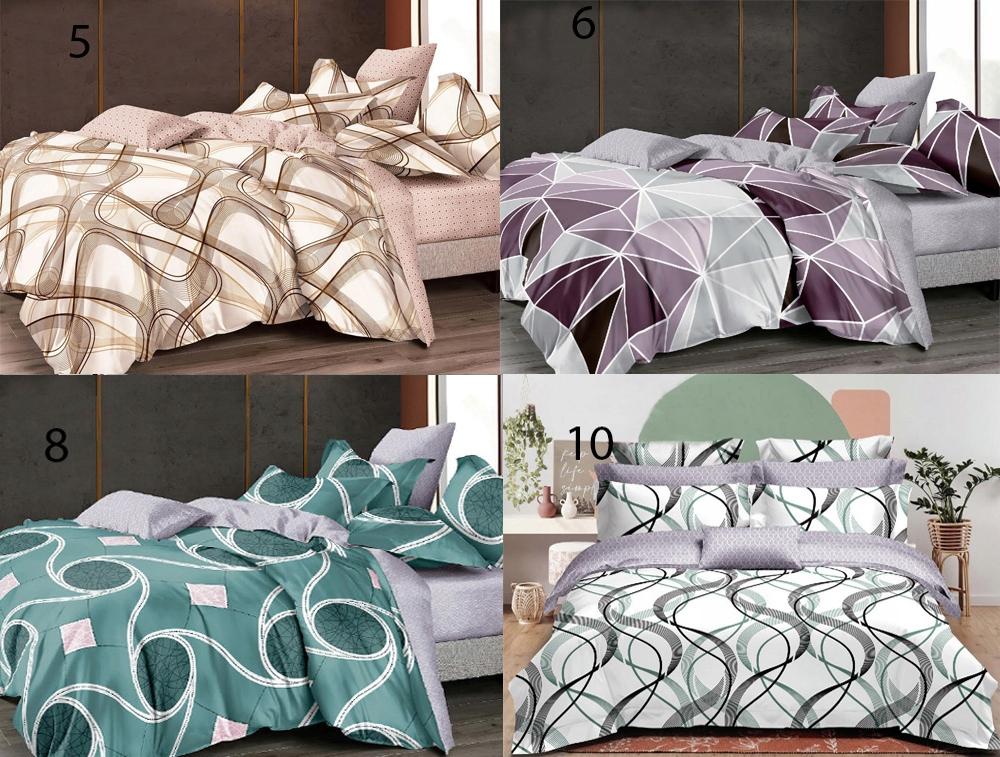 Warm flannel bedding 200x220 + Polish pillowcases 3 pieces, flowers