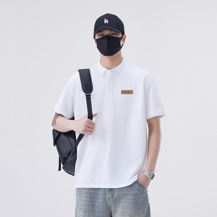 New Summer T-shirt Loose Lapel Short-sleeved POLO Shirt T-shirt