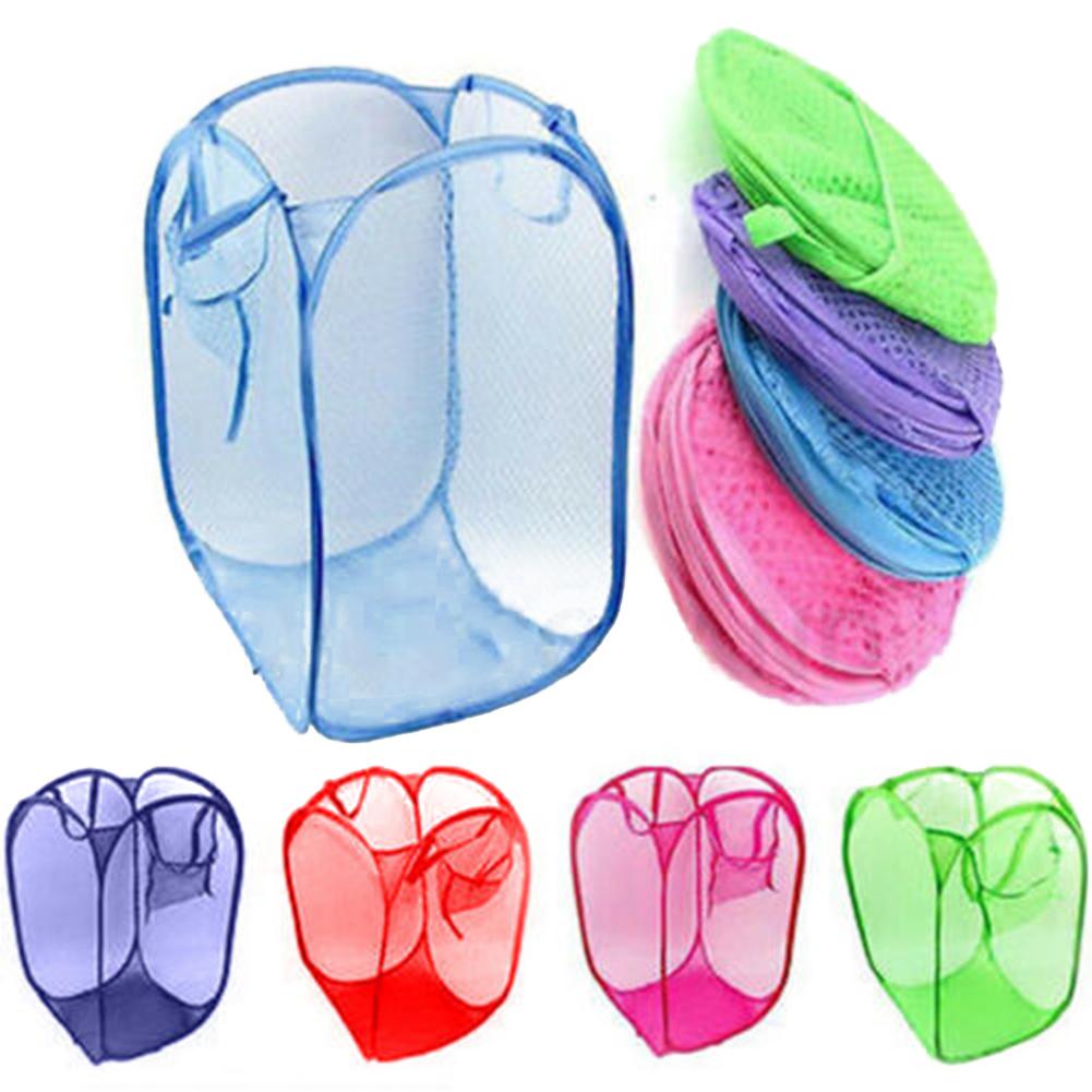 Foldable Clothes Basket Hamper Holder Large Laundry Polyester