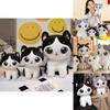 Adorable Doudou Cat Plush Pillow Doll Soft Pp Cotton Stuffed Toy For Kids